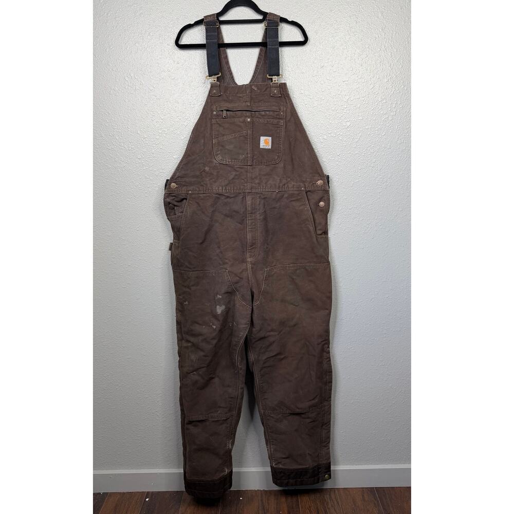 Carhartt Men’s Insulated Duck Bib Overall / Size-2XL Regular